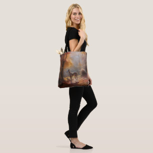 Windhund im Herbst Leaves Fall Inspiriert Tasche