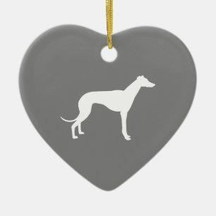 Windhund Keramikornament