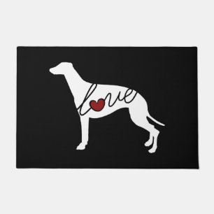 Windhund-Liebe Fußmatte