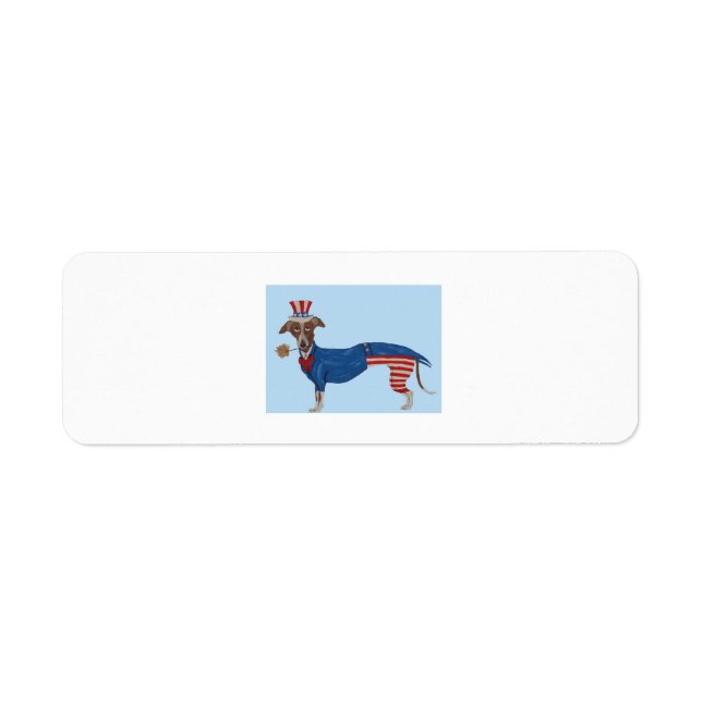 Windhund Onkel Sam (Vorne)
