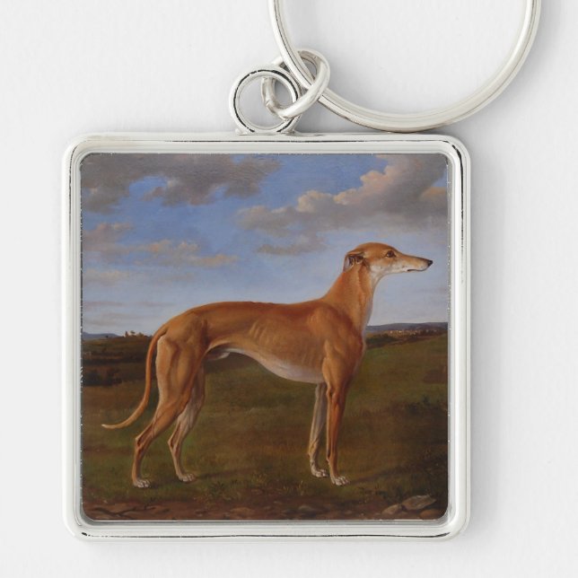 Windhund Schlüsselanhänger (Vorne)
