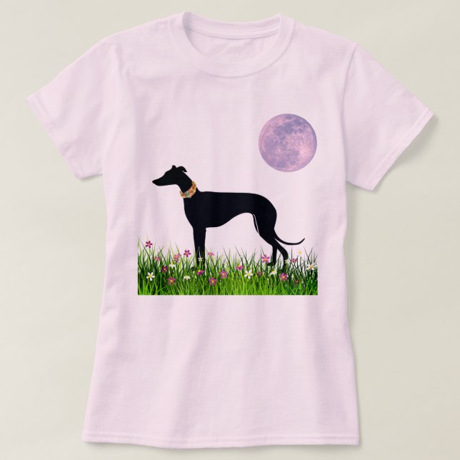 Windhund Sommer T-Shirt (Design vorne)