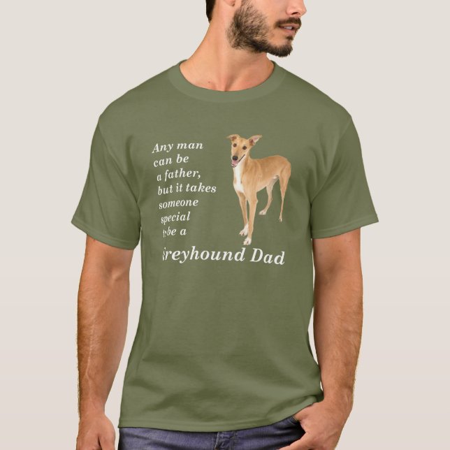Windhund-Vater-T - Shirt (Vorderseite)