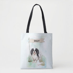 Windhund-Wasserfarbe personalisierter Hund Tasche