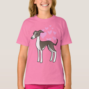 Windhund/Whippet/italienischer Windhund-Liebe T-Shirt