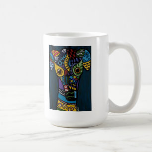 Windhund - zurückgezogen, Rettung laufend Kaffeetasse