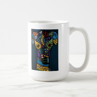 Windhund - zurückgezogen, Rettung laufend Kaffeetasse