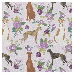 Windhundblumen lila stoff