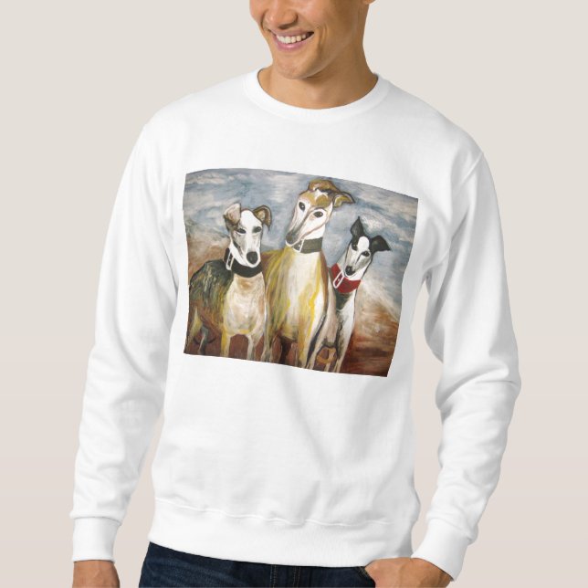 Windhunde Sweatshirt (Vorderseite)