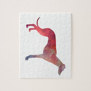 Windhundkosmos-Silhouette