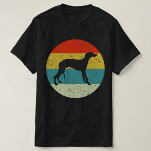 Windhundretro Vintage Silhouette 70er T-Shirt