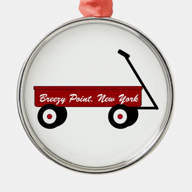 Windige Punkt-Lastwagen-Verzierung Silbernes Ornament (Vorne)
