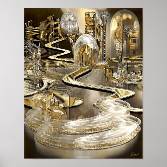 Winding Jackson (Print) Poster (Vorne)