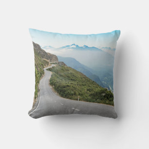 Winding Mountain Road   Olympischer Nationalpark Kissen