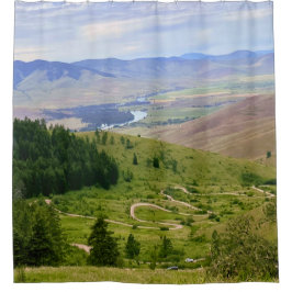 Winding Road Duschvorhang