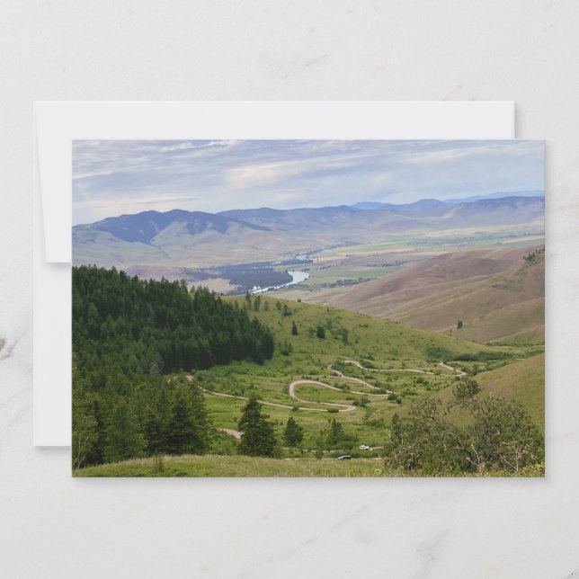 Winding Road Mitteilungskarte (Vorderseite)