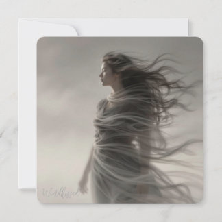 Windkissed - AI Fantasy Digital Art Druck