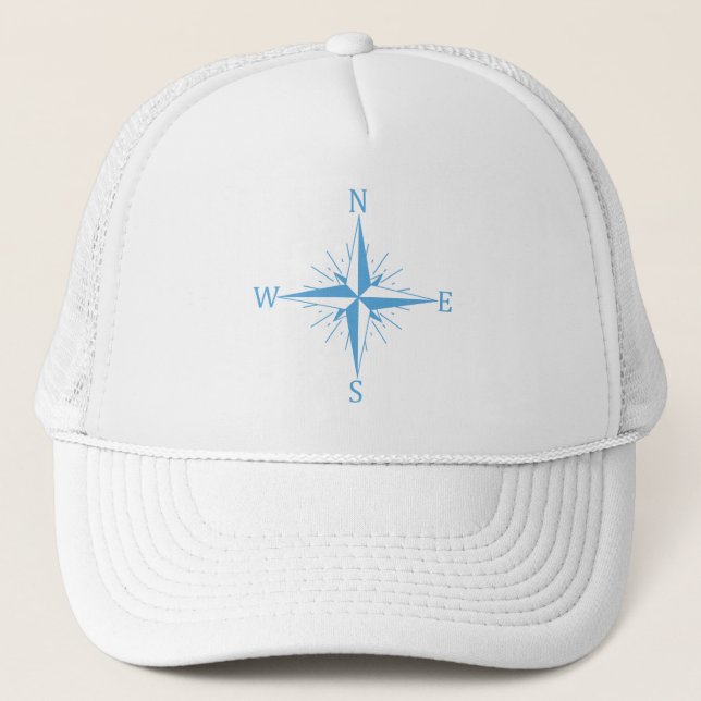 Windkompass Truckerkappe (Vorderseite)