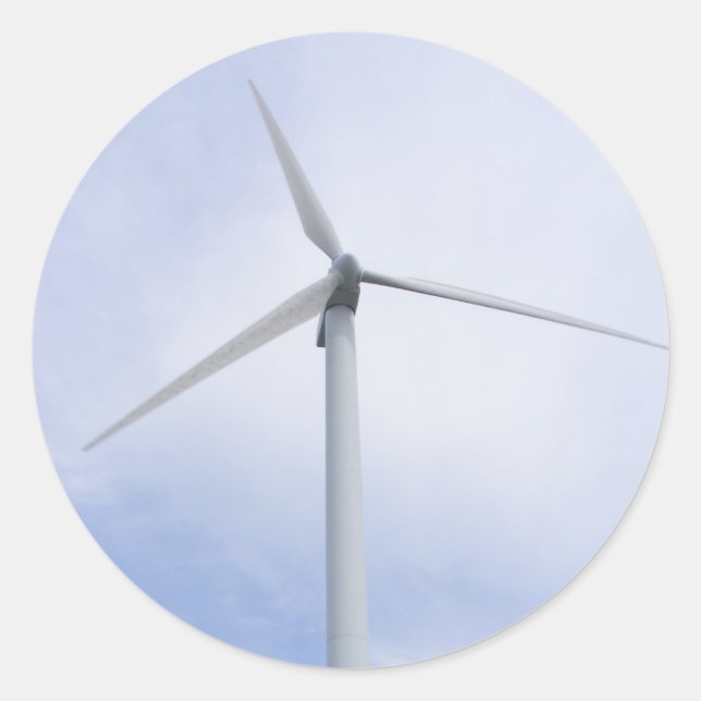 Windkraftanlage ~ Aufkleber (Vorderseite)