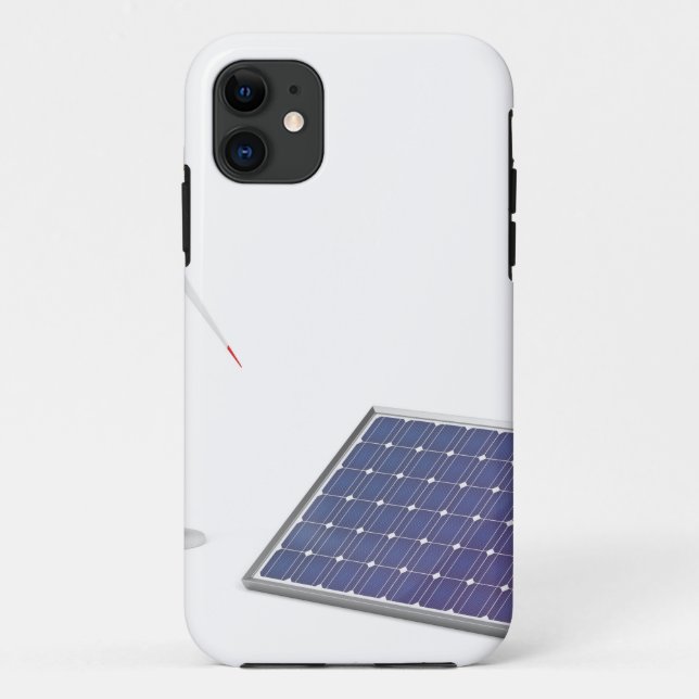 Windkraftanlage und Sonnenkollektor Case-Mate iPhone Hülle (Rückseite)