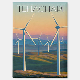 Windkraftanlagen in Tehachapi Kalifornien Magnet