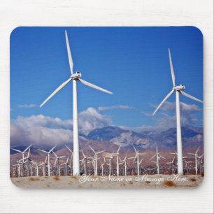 Windkraftanlagen Mousepad