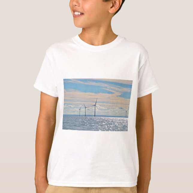 Windkraftanlagen T-Shirt (Vorderseite)