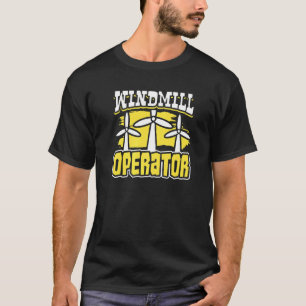 Windkraftbetreiber und Windkraftturbinen für den P T-Shirt