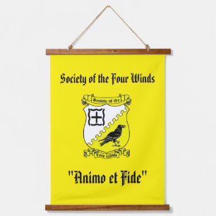 Windlodge-Banner Wandteppich Mit Holzrahmen