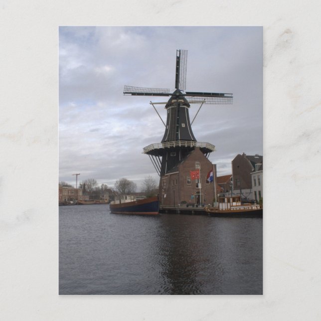 Windmill "De Adriaan", Haarlem Postkarte (Vorderseite)