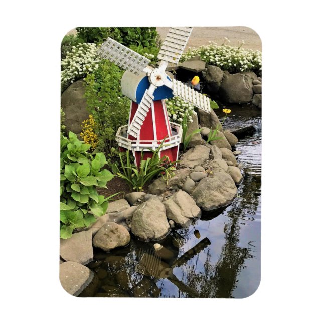 Windmill Garden Decor Magnet (Vertikal)