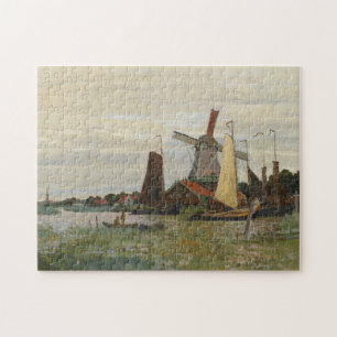 Windmill in Zaandam von Claude Monet Puzzle