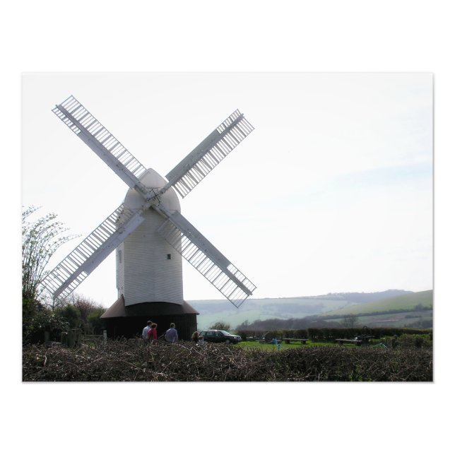 Windmill: Jack & Jill Sussex UK Print / Foto (Vorne)