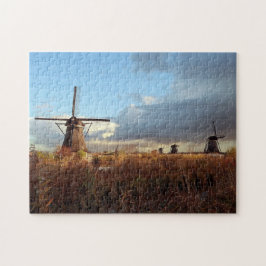 Windmill Kinderdijk Niederlande Holland Landschaft