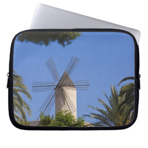 Windmill, Palma, Mallorca, Spanien Laptopschutzhülle