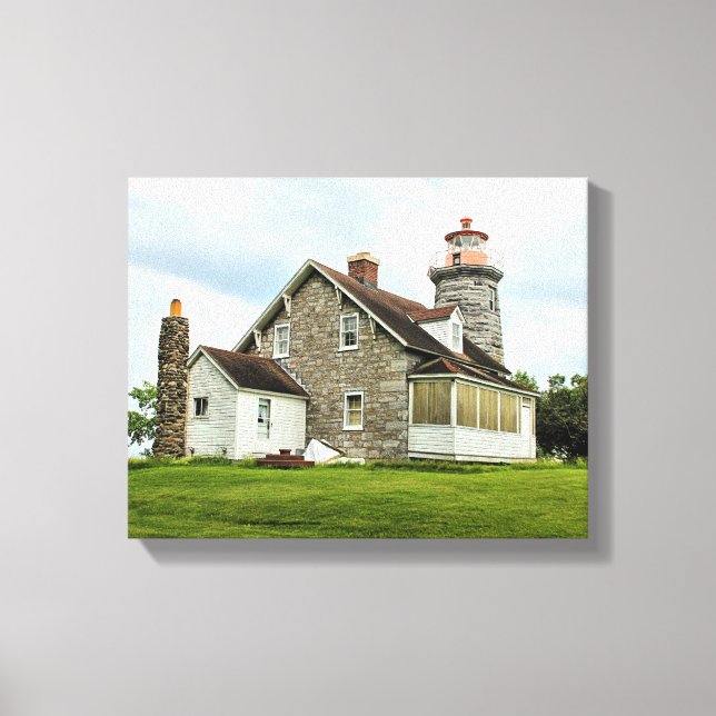 Windmill Point Lighthouse Canvas Print Leinwanddruck (Vorderseite)