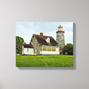 Windmill Point Lighthouse Canvas Print Leinwanddruck