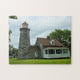 Windmill Point Lighthouse, Vermont Jigsaw Puzzle