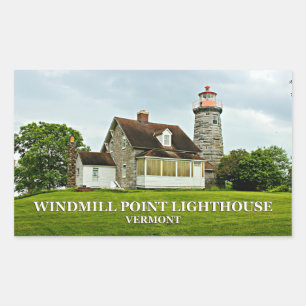 Windmill Point Lighthouse, Vermont Stickers