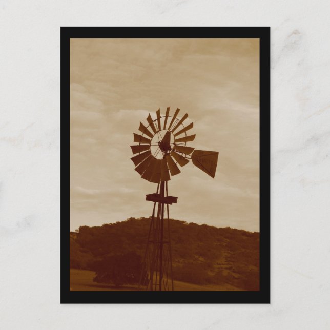 Windmill Postcard Postkarte (Vorderseite)