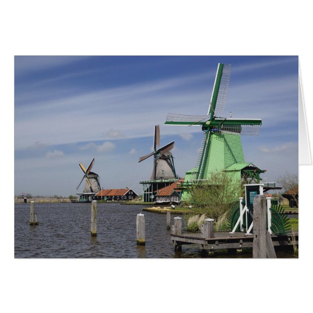 Windmill, Zaanse Schans, Hollande, Pays-Bas 2 (Devant horizontal)