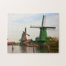Windmills Classic Dutch Historic Jigsaw Puzzle
