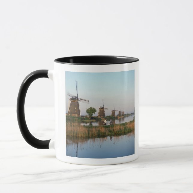 Windmills, Kinderdijk, Niederlande Tasse (Links)