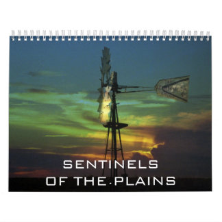 Windmills Sentinels des Plains Calendar Kalender