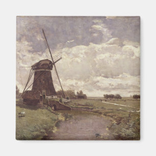 Windmühle bei Leidschendam Magnet