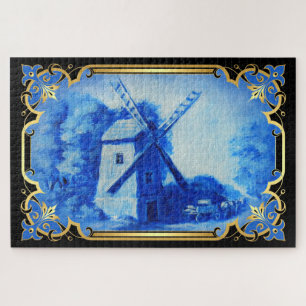 Windmühle blau (schweizerisch/norwegisch/Holland)