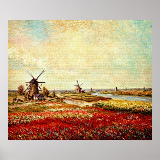 Windmühle Bullfeld Poster (Vorne)