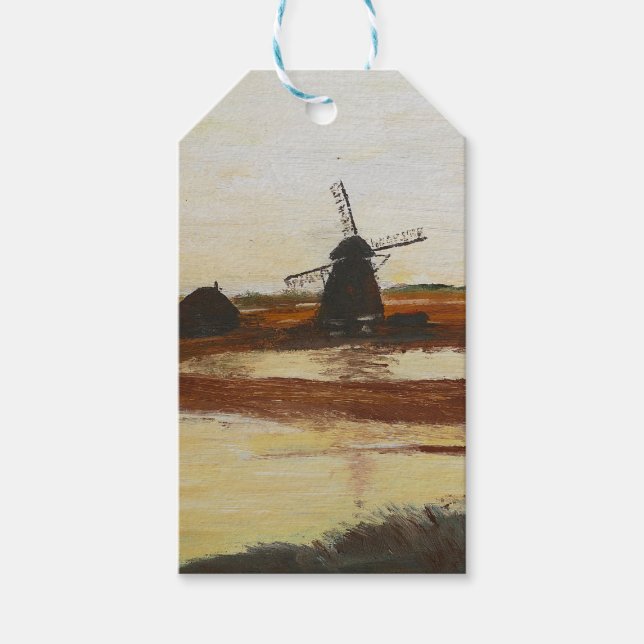Windmühle Geschenkanhänger (Vorderseite)