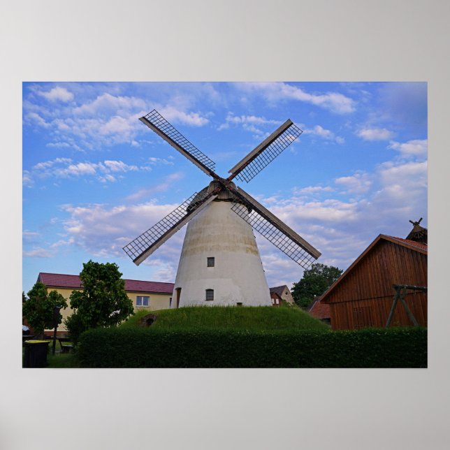 Windmühle Holzhausen Poster (Vorne)