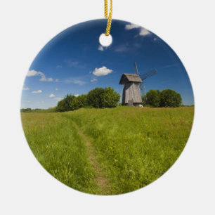 Windmühle in Mikhailovskoye Keramik Ornament